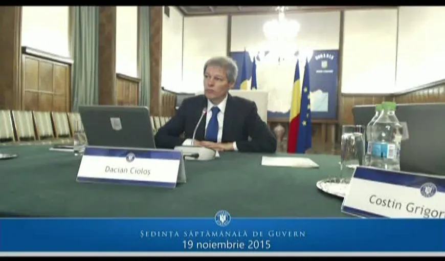 Guvernul lui Dacian Cioloş, şedinţă INFORMALĂ luni pe tema BUGETULUI