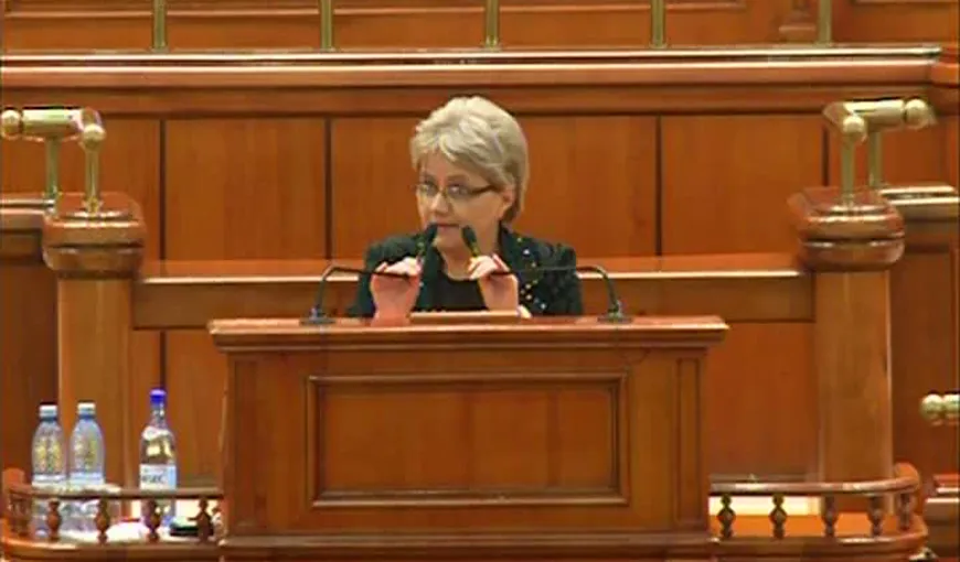 Senatoarea Cristiana Anghel: Astăzi ar fi trebuit să votăm SUSPENDAREA lui Klaus Iohannis VIDEO