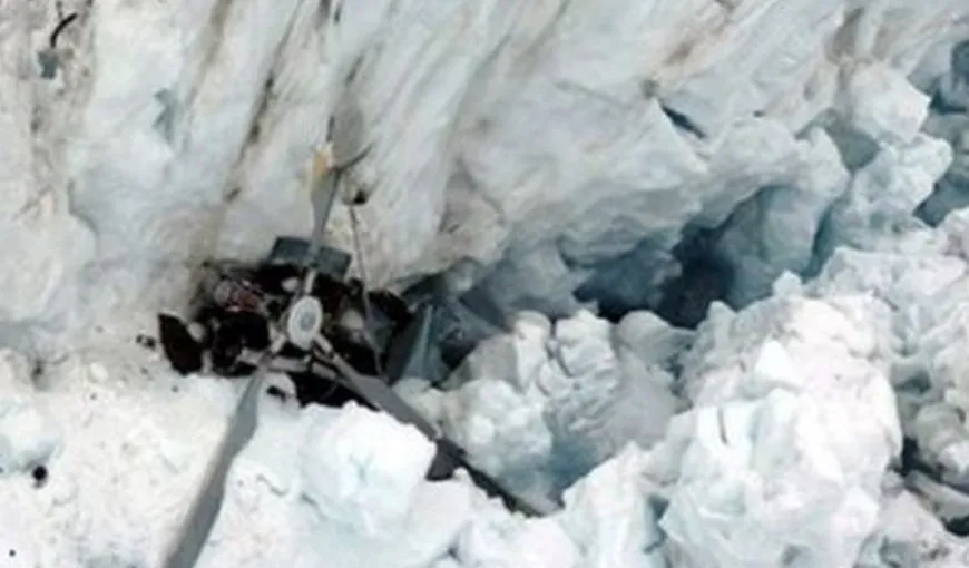 Elicopter prăbuşit pe un gheţar: 7 morţi