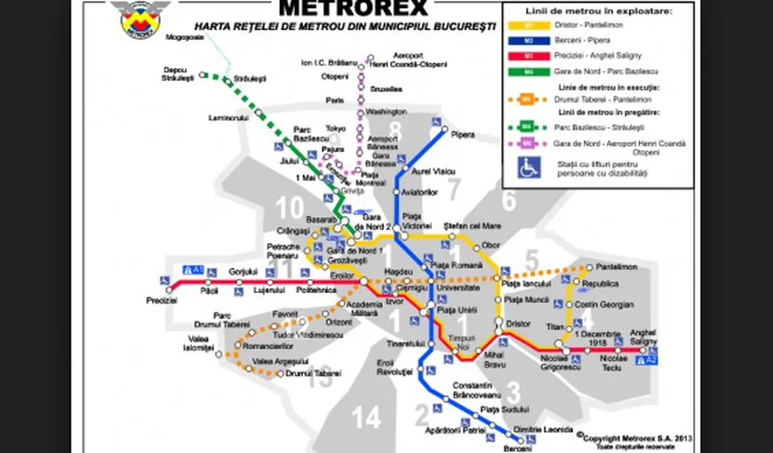 PRIMUL PROIECT la Guvernului Cioloş: Metroul ce leagă Gara de Nord de Aeroportul Otopeni