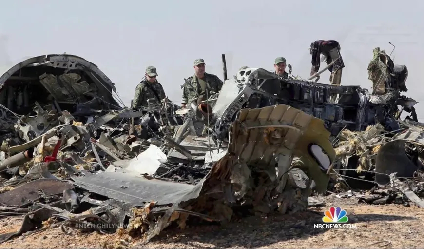 Avionul rusesc prăbuşit în deşert: Sateliţii au detectat o EXPLOZIE la bordul aeronavei, dar nicio bombă