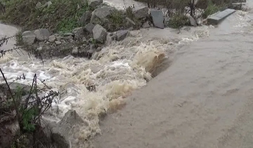 Cod galben de inundaţii pentru râuri din judeţele Neamţ şi Suceava