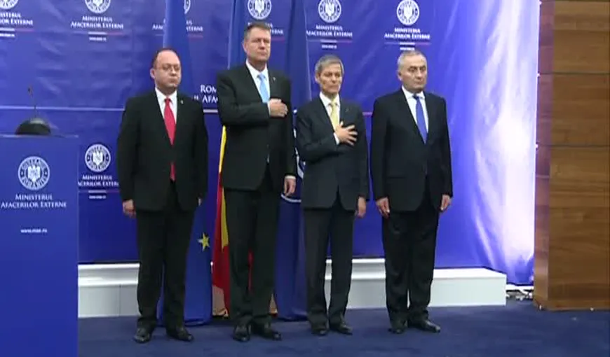 Iohannis, la sediul MAE: Am CONVINGEREA că împreună cu echipa lui Cioloş vom continua să REPUNEM România pe HARTA lumii