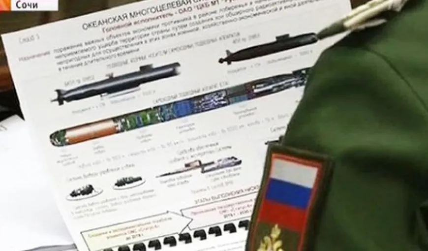 Televiziuni ruse au dezvăluit din greşeală date despre o armă nucleară secretă