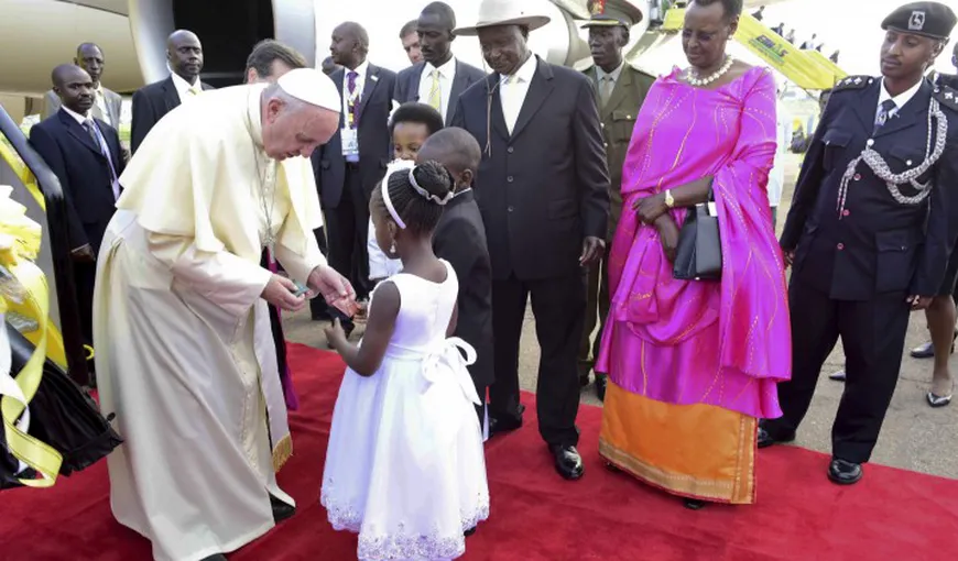 Papa Francisc în Uganda: Suveranul Pontif onorează martirii din Uganda VIDEO