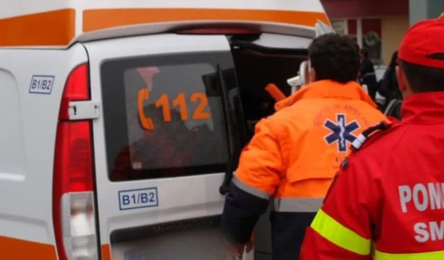 ACCIDENT în Sibiu: ŞASE RĂNIŢI după ce o cisternă şi un microbuz s-au ciocnit