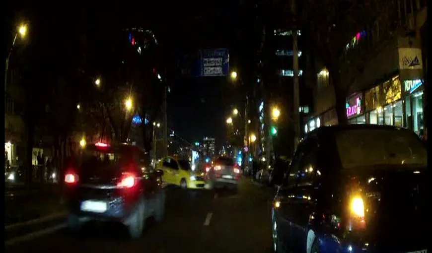 Accident grav în Capitală, produs de un taximetrist BEAT. Trei oameni au ajuns la spital, 4 maşini avariate. VIDEO