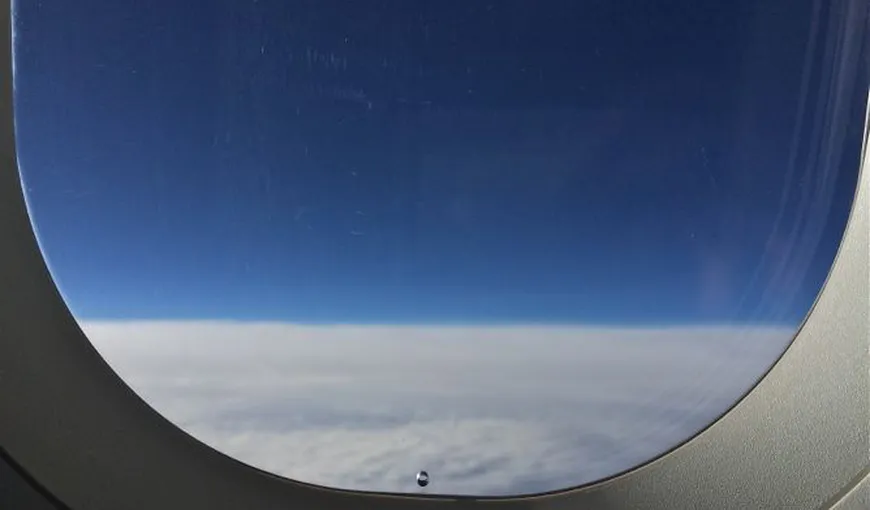 Detaliul din avion, observat de toată lumea în partea de jos a geamurilor. Nimeni nu ştie cu adevărat la ce foloseşte