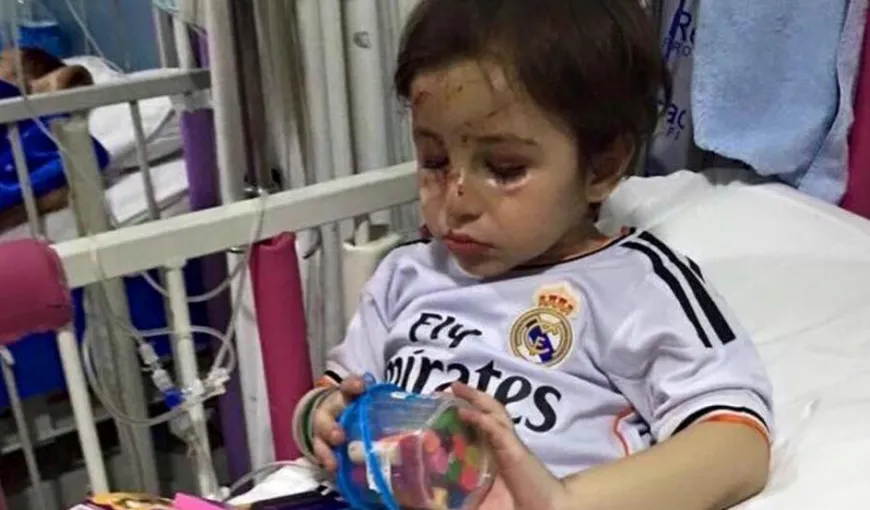 Moment plin de emoţii pentru un copil orfan din Beirut: S-a întâlnit cu Cristiano Ronaldo