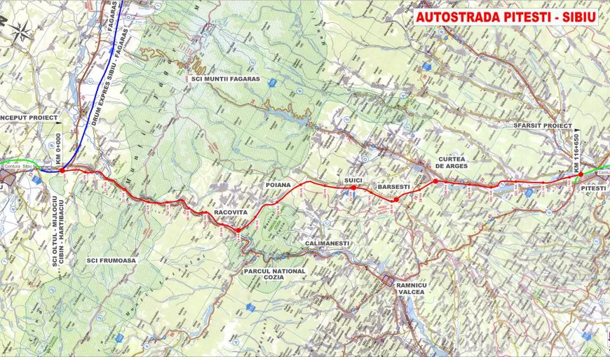 Şeful CNAIR: Procedura de proiectare şi execuţie pentru secţiunile 1 şi 5 din Autostrada Piteşti-Sibiu ar putea demara în iunie