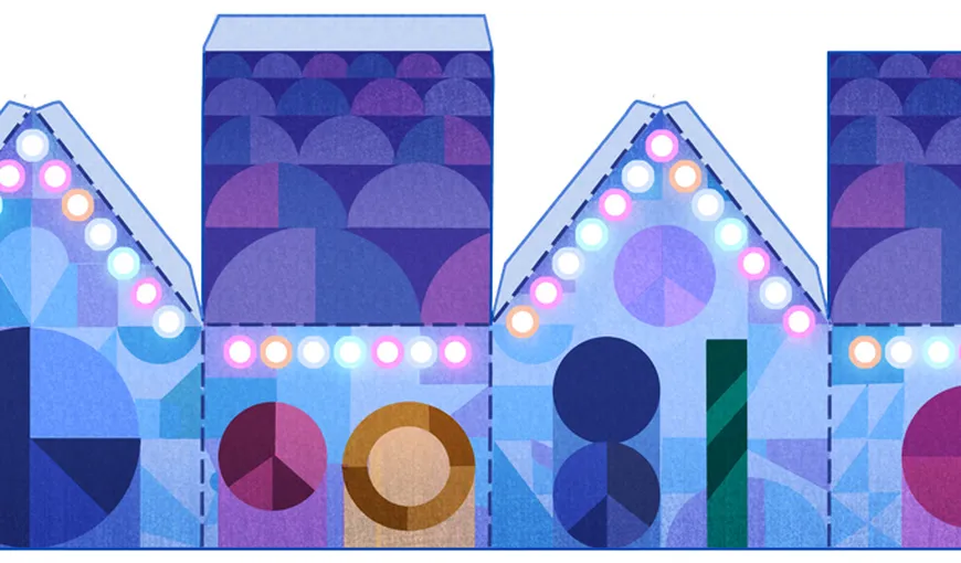 Sărbători fericite de la Google cu un nou doodle. Mesaje de Crăciun pentru cei dragi. VIDEO