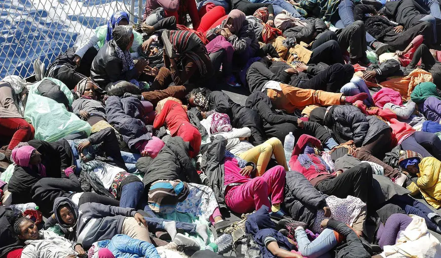 Criza imigranţilor. Peste 1.500 de refugiaţi, salvaţi în Mediterană, în largul Libiei