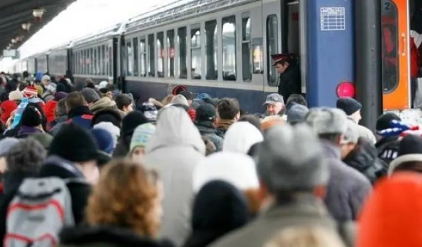Traficul feroviar a revenit la normal pe Valea Prahovei. Unele trenuri au avut întârzieri de până la 10 ore pe ruta Braşov-Bucureşti