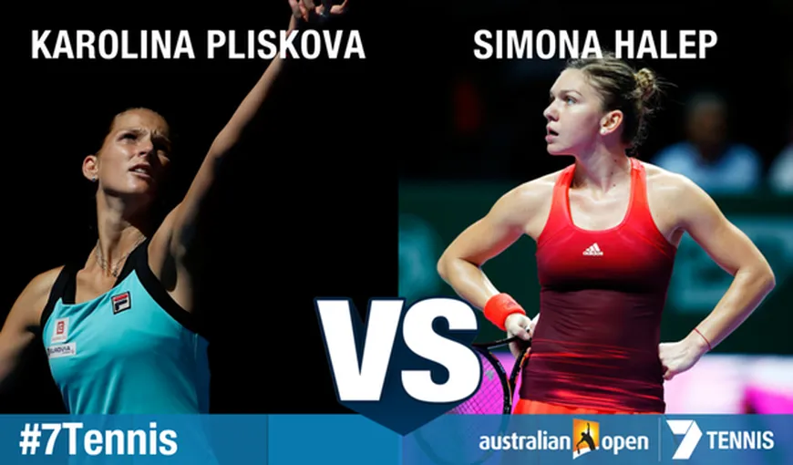 SIMONA HALEP, victorie categorică la Sydney, în faţa Karolinei Pliskova. Românca e în semifinale