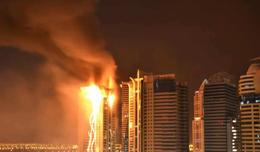 Jurnalista Marta Uşurelu, martoră la incendiul din Dubai: Cădeau bucăţi din clădirea în flăcări peste noi