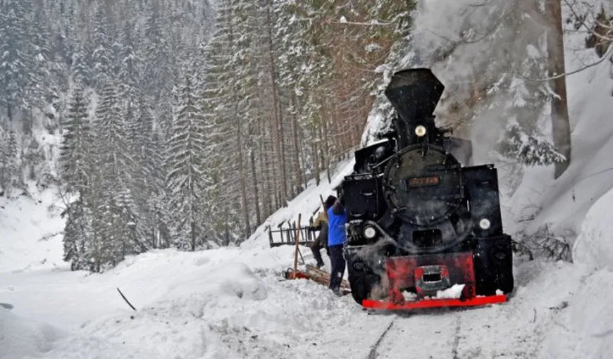 Trenul Mocăniţa din Munţii Maramureşului intră în vacanţă din 10 ianuarie până în aprilie