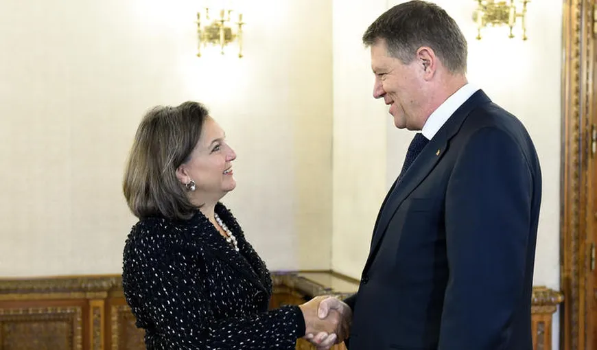 Preşedinţie: Klaus Iohannis se întâlneşte luni cu Victoria Nuland
