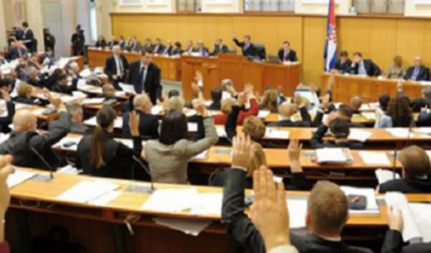 Parlamentul croat a aprobat noul cabinet de centru-dreapta