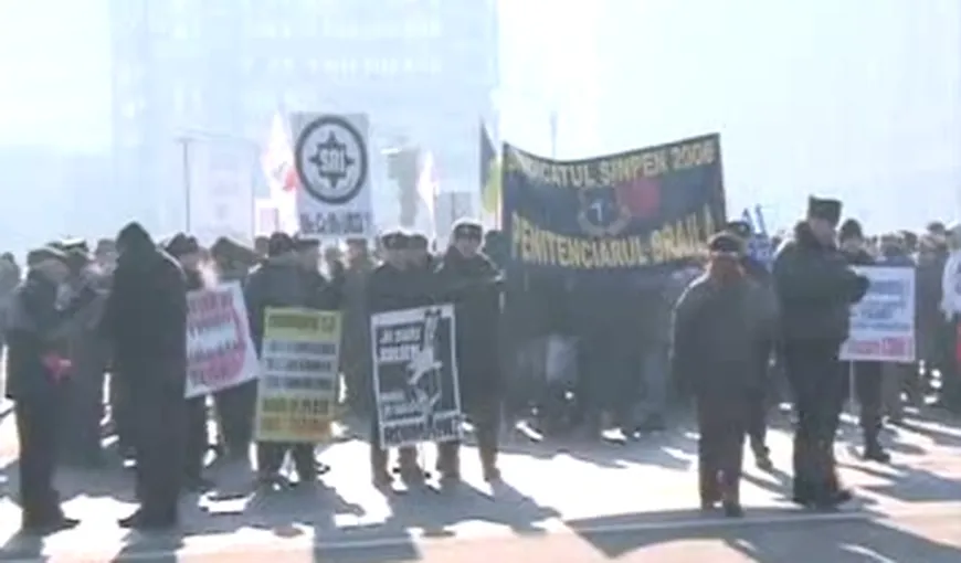 Proteste la Guvern de Ziua Unirii. S-au cerut noi legi pentru salarizare şi pensii VIDEO UPDATE