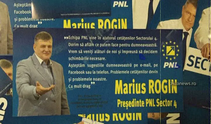 Klaus Iohannis, în campanie electorală. Un liberal îi foloseşte imaginea pentru a candida la Primărie
