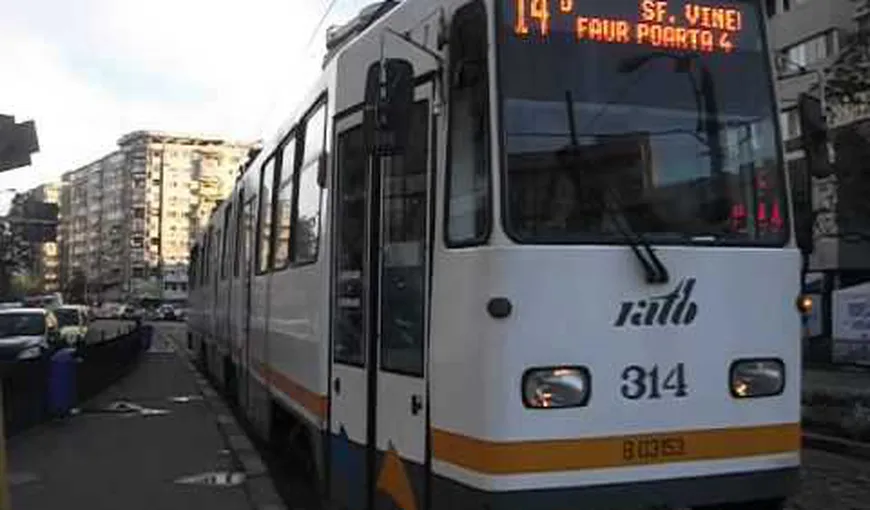 Circulaţia tramvaielor 14 şi 36 va fi reluată pe Şoseaua Pantelimon
