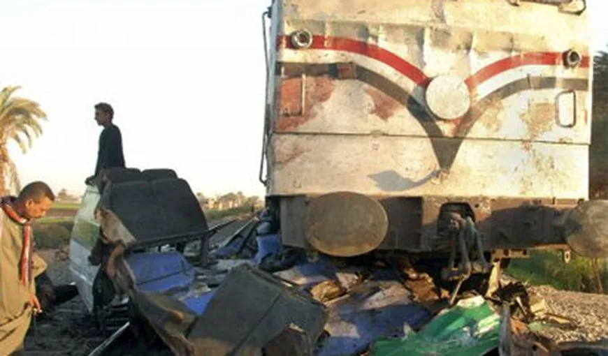 Accident de tren în Egipt soldat cu cel puţin 70 de victime