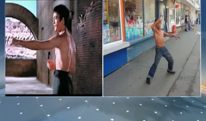 Bruce Lee de Timişoara, viral pe Internet VIDEO