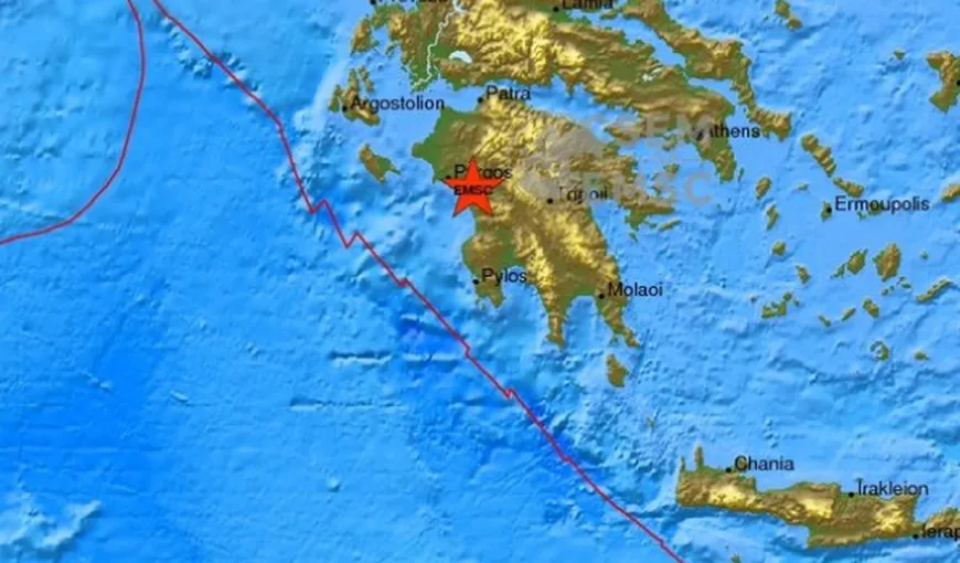 Cutremur cu magnitudinea de 5,2 în sudul Greciei. Zeci de case au fost avariate