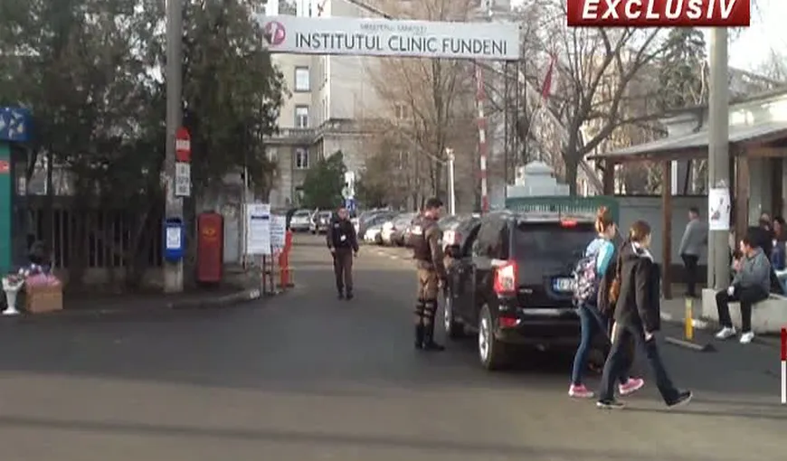 Internările şi operaţiile la Spitalul Fundeni, BLOCATE după ce trei pacienţi au fost diagnosticaţi cu gripă VIDEO