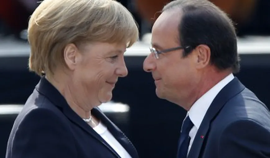 Întâlnire de taină între Merkel şi Hollande. Ce au discutat cei doi lideri europeni