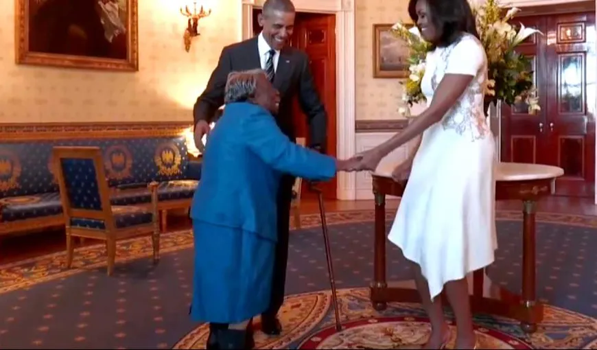 Eveniment inedit la Casa Albă: O femeie de 106 ani a dansat în cinstea preşedintelui Obama VIDEO