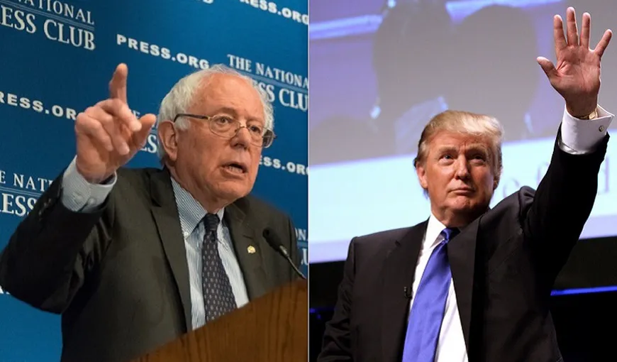 Alegeri SUA: Sanders şi Trump, preferaţi de electoratul din New Hampshire. Clinton, înfrângere usturătoare