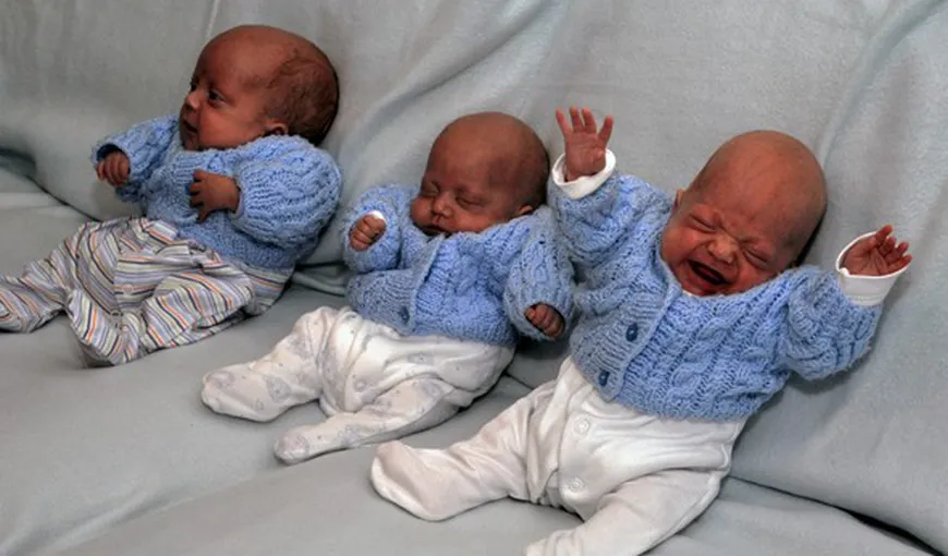Record: S-au născut tripleţii cu cea mai mare greutate