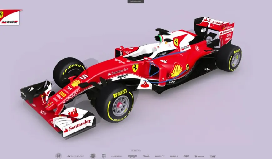 Ferrari şi-a prezentat monopostul pentru sezonul 2016. Aspect retro, din anii ’70 VIDEO