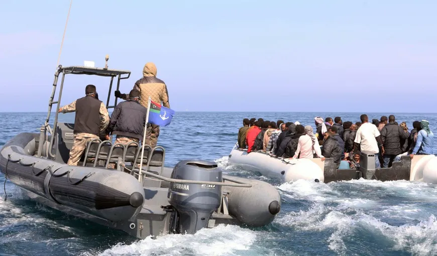 Libia: 600 de imigranţi, interceptaţi de Garda de Coastă