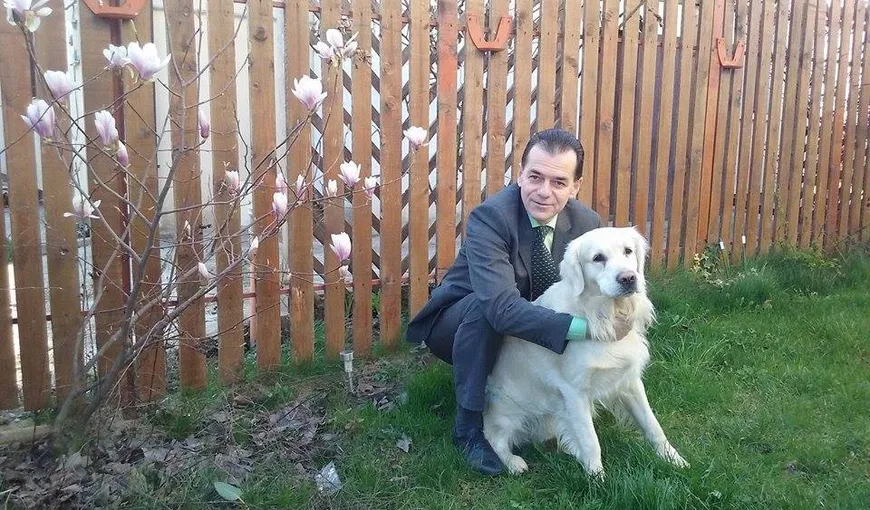FOTOGRAFIA ZILEI. Ludovic Orban, câinele şi magnolia