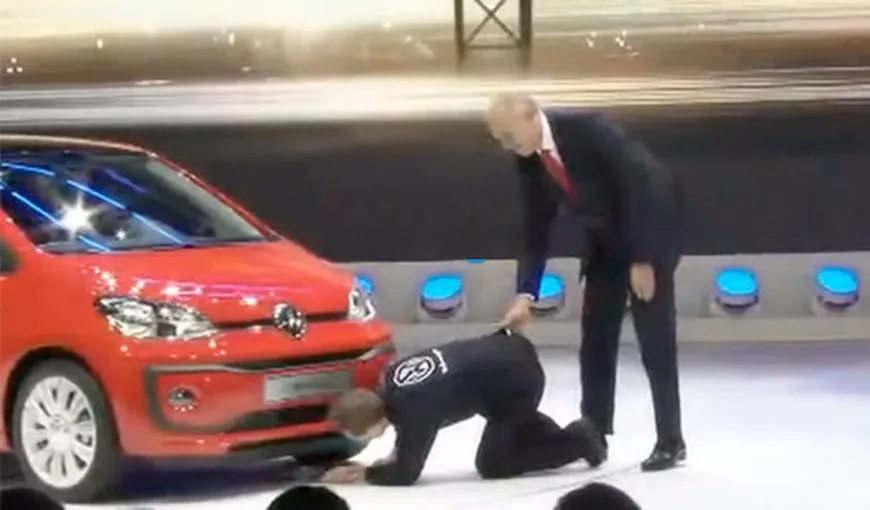 SALONUL AUTO DE LA GENEVA. Volkswagen bagatelizează SCANDALUL DISELGATE cu scenete comice VIDEO