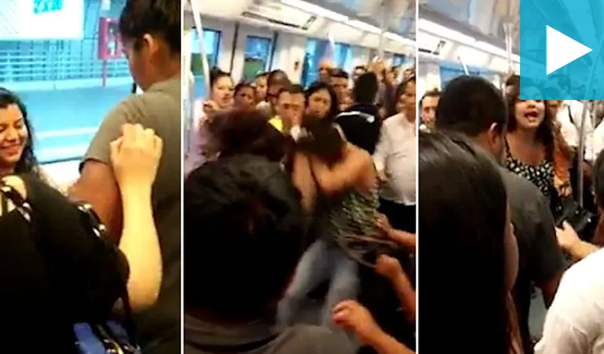 O tânără, la un pas să fie linşată în metrou pentru că nu a dat locul unei femei cu un copil în braţe VIDEO