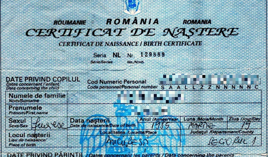 Certificatul de naştere, cazierul şi timbrul de la Poştă ar putea să dispară