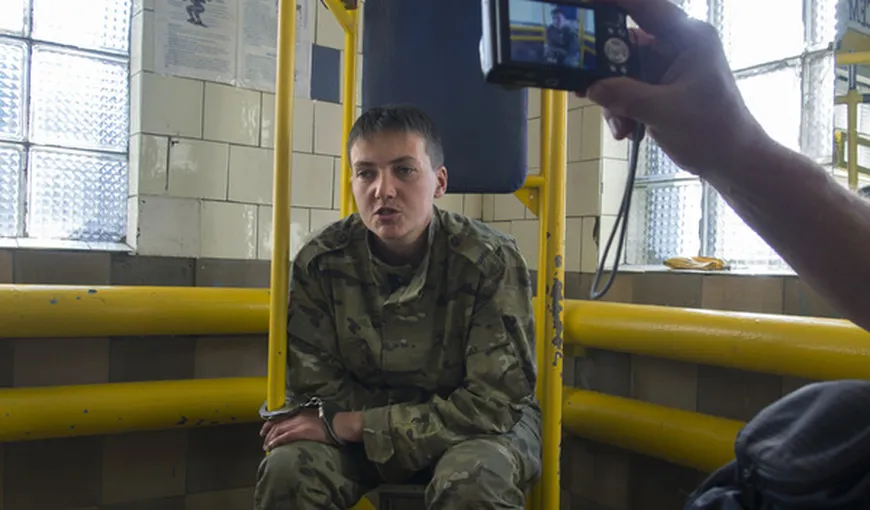Parchetul rus a cerut 23 de ani de închisoare pentru pilotul ucrainean Nadia Savcenko