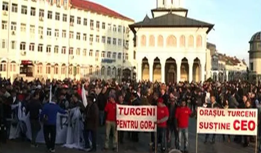 Minerii vin la PROTESTE în Capitală. Ortacii anunţă că vor veni pe jos, în marş, la Bucureşti