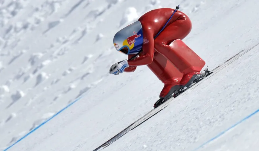 Nou record mondial la viteza pe schiuri: Peste 254 km la oră VIDEO