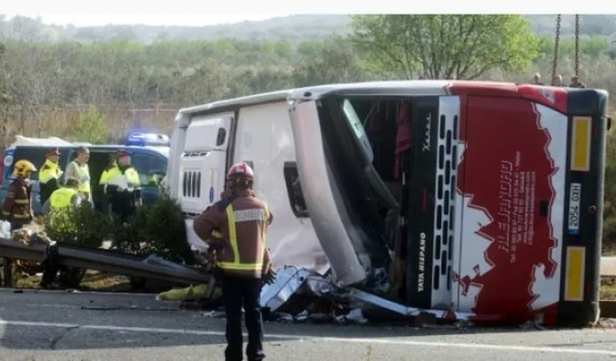 ACCIDENT Spania. Şoferul autobuzului ar fi adormit la volan. Papa Francisc transmite condoleanţe