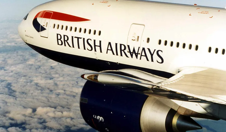 Avion British Airways, lovit de o dronă la aterizare