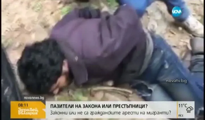 Imagini revoltătoare surprinse în Bulgaria. Imigranţi legaţi şi torturaţi de un grup de justiţiari VIDEO