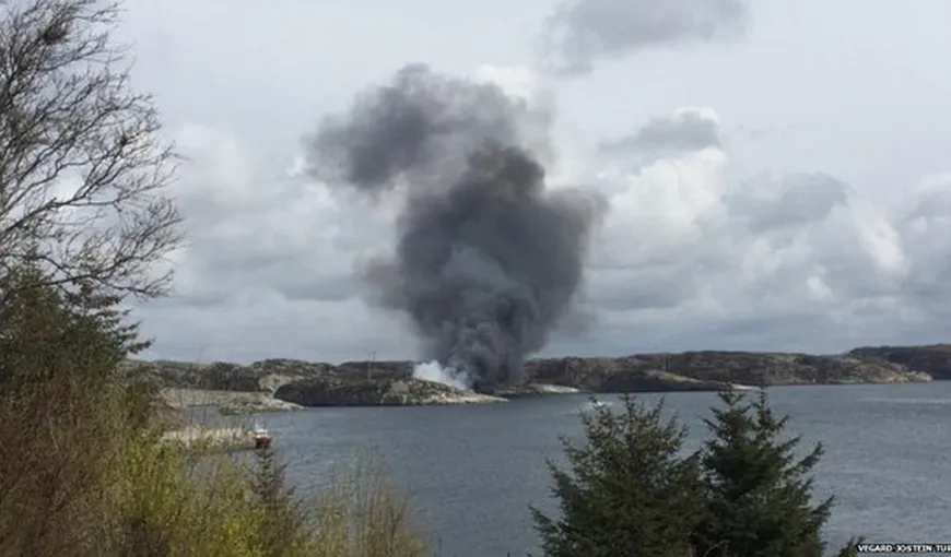 Un elicopter cu 13 oameni la bord, prăbuşit în Norvegia. Toţi ocupanţii aparatului şi-au pierdut viaţa