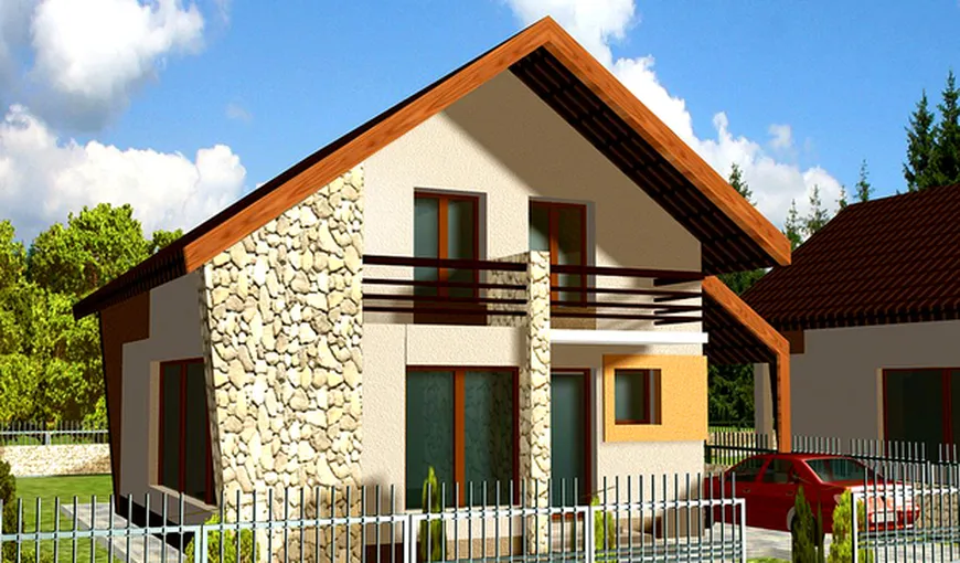 Casa care se construieşte în şase zile, inventată de un român