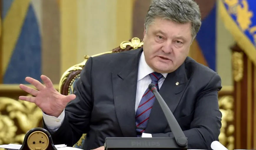 Ucraina face progrese: Preşedintele Petro Poroşenko a anunţat că lupta împotriva corupţiei îşi arată eficienţa