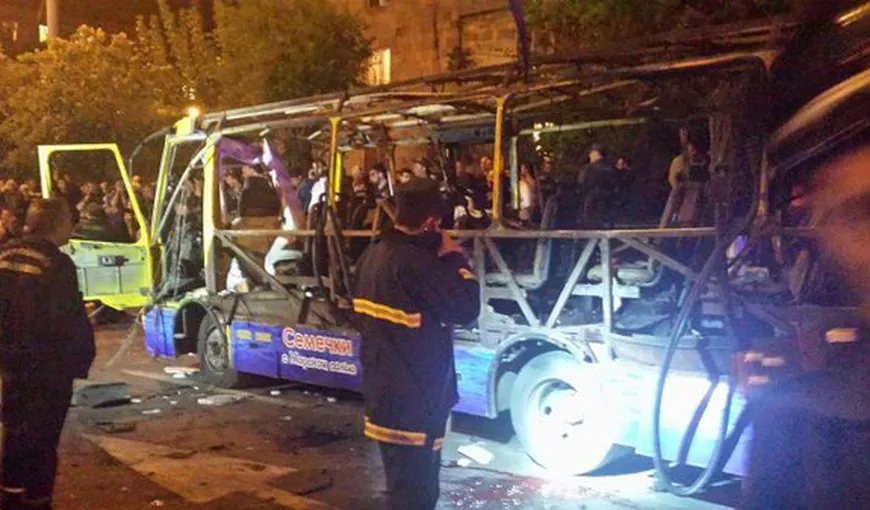 Morţi şi răniţi în explozia unui autobuz, la Erevan