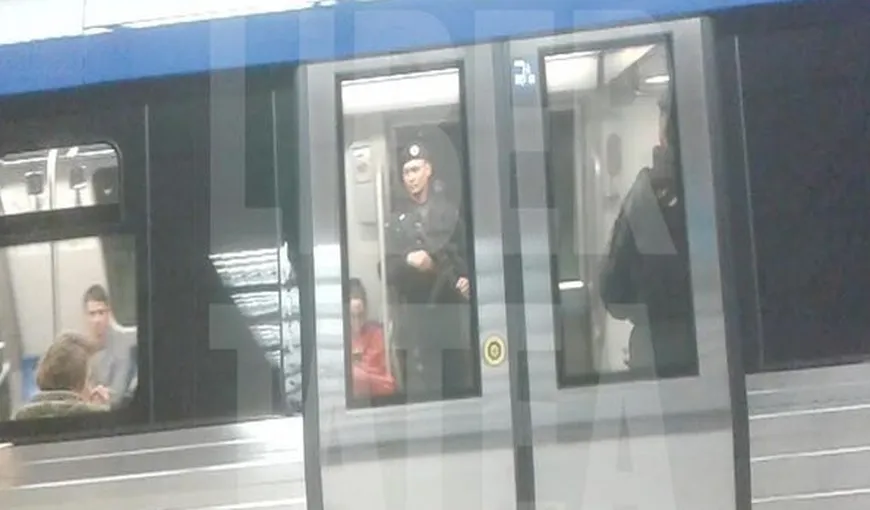 Explicaţia Jandarmeriei Române despre luptătorii cu arme din metrou